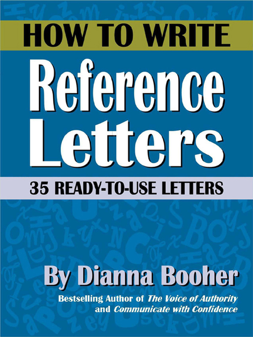 Upplýsingar um How to Write Reference Letters eftir Dianna Booher - Biðlisti